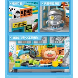 TOP TOY TC2051 2051 VẸT NHỎ GÓC THÀNH PHỐ BEBE RẠP CHIẾU PHIM 2F bộ đồ chơi xếp lắp ráp ghép mô hình