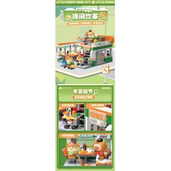 TOP TOY TC2051 2051 VẸT NHỎ GÓC THÀNH PHỐ BEBE RẠP CHIẾU PHIM 2F bộ đồ chơi xếp lắp ráp ghép mô hình
