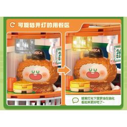 TOP TOY TC2051 2051 VẸT NHỎ GÓC THÀNH PHỐ BEBE RẠP CHIẾU PHIM 2F bộ đồ chơi xếp lắp ráp ghép mô hình