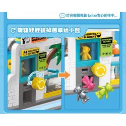 TOP TOY TC2052 2052 CON VẸT NHỎ GÓC THÀNH PHỐ BEBE NHÀ HÀNG TRÀ 3F bộ đồ chơi xếp lắp ráp ghép mô hình