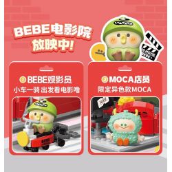 TOP TOY TC2052 2052 CON VẸT NHỎ GÓC THÀNH PHỐ BEBE NHÀ HÀNG TRÀ 3F bộ đồ chơi xếp lắp ráp ghép mô hình