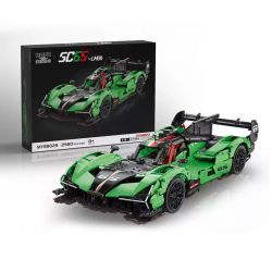 MOYU BLOCK MY88029 88029 SC65 SIÊU ĐUA 1:8 bộ đồ chơi xếp lắp ráp ghép mô hình Technic Kỹ Thuật Công Nghệ Cao Mô Hình Phương Tiện 2980 khối