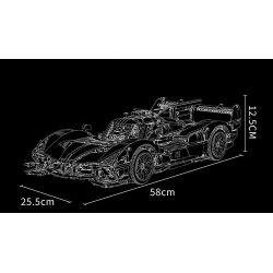 MOYU BLOCK MY88029 88029 SC65 SIÊU ĐUA 1:8 bộ đồ chơi xếp lắp ráp ghép mô hình Technic Kỹ Thuật Công Nghệ Cao Mô Hình Phương Tiện 2980 khối