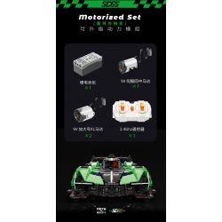 MOYU BLOCK MY88029 88029 SC65 SIÊU ĐUA 1:8 bộ đồ chơi xếp lắp ráp ghép mô hình Technic Kỹ Thuật Công Nghệ Cao Mô Hình Phương Tiện 2980 khối