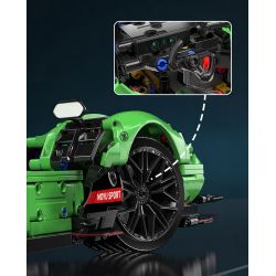 MOYU BLOCK MY88029 88029 SC65 SIÊU ĐUA 1:8 bộ đồ chơi xếp lắp ráp ghép mô hình Technic Kỹ Thuật Công Nghệ Cao Mô Hình Phương Tiện 2980 khối