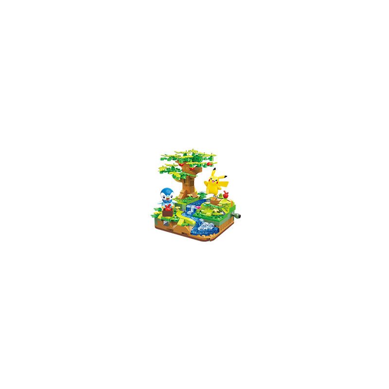 KEEPPLEY K20244 20244 BẠN BÈ POKÉMON HÁI TRÁI CÂY BÊN SUỐI bộ đồ chơi xếp lắp ráp ghép mô hình Movie & Game Phim Và Trò Chơi