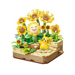 KEEPPLEY K20245 20245 NHỮNG NGƯỜI BẠN POKÉMON CÁNH ĐỒNG HOA NẮNG bộ đồ chơi xếp lắp ráp ghép mô hình Movie & Game Phim Và Trò Chơi
