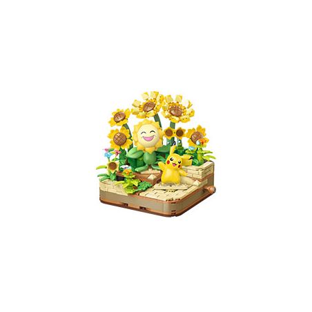 KEEPPLEY K20245 20245 NHỮNG NGƯỜI BẠN POKÉMON CÁNH ĐỒNG HOA NẮNG bộ đồ chơi xếp lắp ráp ghép mô hình Movie & Game Phim Và Trò Chơi