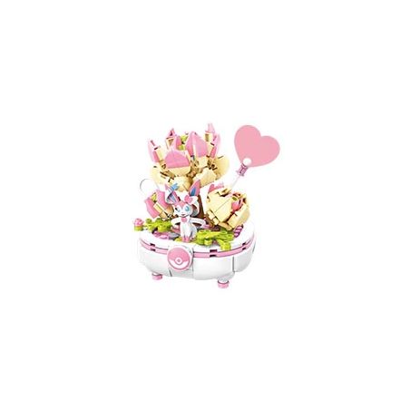 KEEPPLEY K20239 20239 POKÉMON BONSAI PHẦN 2 TIÊN EEVEE bộ đồ chơi xếp lắp ráp ghép mô hình Movie & Game Phim Và Trò Chơi