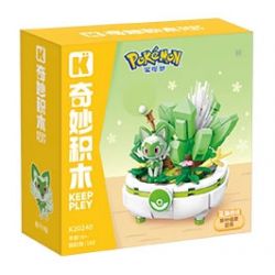 KEEPPLEY K20240 20240 POKÉMON BONSAI TẬP 2 BỘ CHẬU MÈO LÁ MỚI bộ đồ chơi xếp lắp ráp ghép mô hình Movie & Game Phim Và Trò Chơi