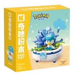 KEEPPLEY K20242 20242 CHẬU CÂY POKÉMON PHIÊN BẢN 2 VỊT NƯỚC bộ đồ chơi xếp lắp ráp ghép mô hình Movie & Game Phim Và Trò Chơi