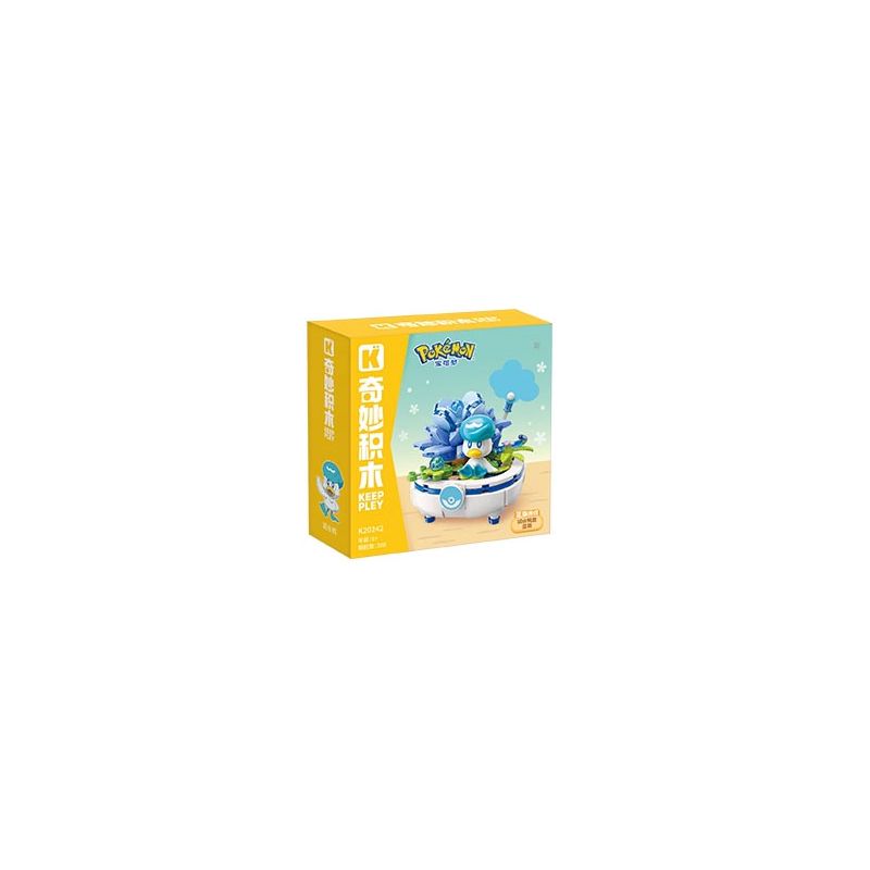 KEEPPLEY K20242 20242 CHẬU CÂY POKÉMON PHIÊN BẢN 2 VỊT NƯỚC bộ đồ chơi xếp lắp ráp ghép mô hình Movie & Game Phim Và Trò Chơi