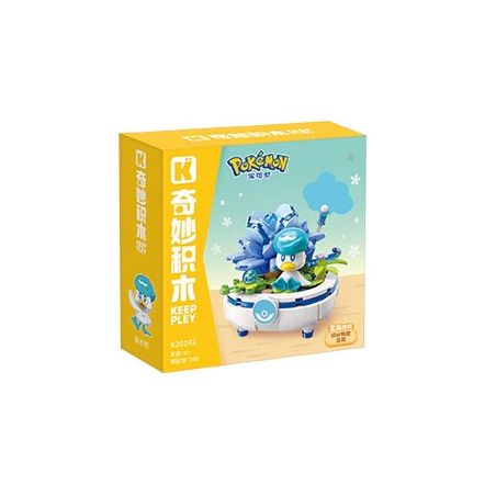 KEEPPLEY K20242 20242 CHẬU CÂY POKÉMON PHIÊN BẢN 2 VỊT NƯỚC bộ đồ chơi xếp lắp ráp ghép mô hình Movie & Game Phim Và Trò Chơi