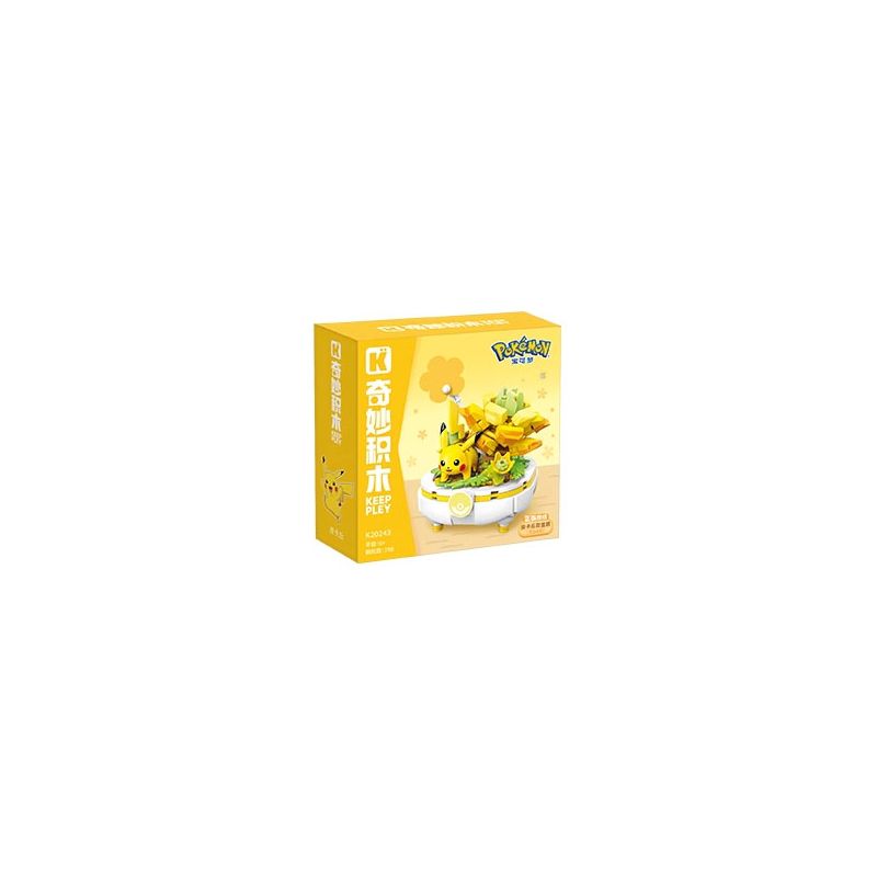 KEEPPLEY K20243 20243 POKÉMON BONSAI PHẦN 2 CÂY CẢNH PIKACHU bộ đồ chơi xếp lắp ráp ghép mô hình Movie & Game Phim Và Trò Chơi