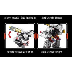 SEMBO 107506 TRÁI ĐẤT LANG THANG CÁI CHẾT TRẮNG bộ đồ chơi xếp lắp ráp ghép mô hình Movie & Game Phim Và Trò Chơi 861 khối