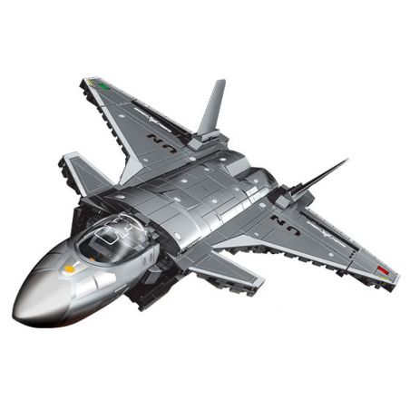 SEMBO 202267 MỘT QUỐC GIA HÙNG MẠNH MÁY BAY CHIẾN ĐẤU CẤT CÁNH VÀ HẠ THẲNG ĐỨNG bộ đồ chơi xếp lắp ráp ghép mô hình Military Army VERTICAL TAKEOFF AND LANDING AIRCRAFT Quân Sự Bộ Đội 625 khối