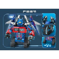 MINGDI LEIBAO 8732 ROBOT ĐIỀU KHIỂN TỪ XA 2.4G OPTIMUS PRIME bộ đồ chơi xếp lắp ráp ghép mô hình Technic Kỹ Thuật Công Nghệ Cao Mô Hình Phương Tiện 447 khối