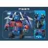 MINGDI LEIBAO 8732 ROBOT ĐIỀU KHIỂN TỪ XA 2.4G OPTIMUS PRIME bộ đồ chơi xếp lắp ráp ghép mô hình Technic Kỹ Thuật Công Nghệ Cao Mô Hình Phương Tiện 447 khối