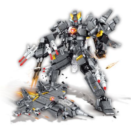 MINGDI LEIBAO K3014 3014 MÁY BAY CHIẾN ĐẤU TÀNG HÌNH V1 CƠ KHÍ bộ đồ chơi xếp lắp ráp ghép mô hình Military Army Quân Sự Bộ Đội 717 khối