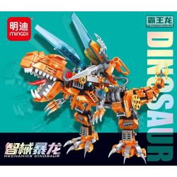 MINGDI LEIBAO K3069 3069 KHỦNG LONG BẠO CHÚA OMNIC REX bộ đồ chơi xếp lắp ráp ghép mô hình 683 khối