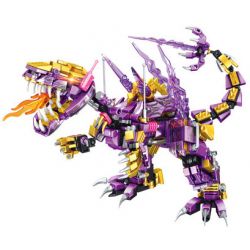 MINGDI LEIBAO K3071 3071 OMNIC TYRANNOSAURUS DEINONYCHUS bộ đồ chơi xếp lắp ráp ghép mô hình 687 khối