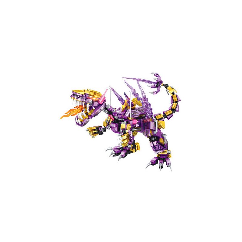 MINGDI LEIBAO K3071 3071 OMNIC TYRANNOSAURUS DEINONYCHUS bộ đồ chơi xếp lắp ráp ghép mô hình 687 khối