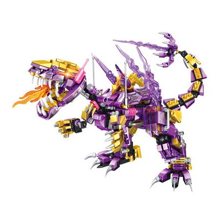 MINGDI LEIBAO K3071 3071 OMNIC TYRANNOSAURUS DEINONYCHUS bộ đồ chơi xếp lắp ráp ghép mô hình 687 khối