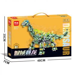 MINGDI LEIBAO K3073 3073 KHỦNG LONG BẠO CHÚA OMNIC BRACHIOSAURUS bộ đồ chơi xếp lắp ráp ghép mô hình 671 khối