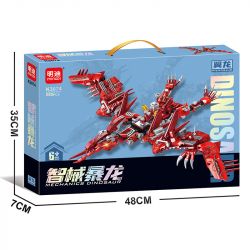 MINGDI LEIBAO K3074 3074 OMNIC TYRANNOSAURUS PTERANODON bộ đồ chơi xếp lắp ráp ghép mô hình 680 khối