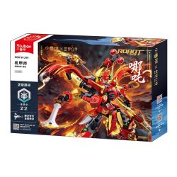 SLUBAN M38-B1299 B1299 1299 M38B1299 38-B1299 BẬC THẦY CƠ KHÍ DANH SÁCH CÁC VỊ THẦN NEZHA bộ đồ chơi xếp lắp ráp ghép mô hình 592 khối