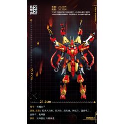 SLUBAN M38-B1299 B1299 1299 M38B1299 38-B1299 BẬC THẦY CƠ KHÍ DANH SÁCH CÁC VỊ THẦN NEZHA bộ đồ chơi xếp lắp ráp ghép mô hình 592 khối