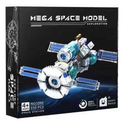 1092 CHƯƠNG TRÌNH KHÔNG GIAN bộ đồ chơi xếp lắp ráp ghép mô hình City Thành Phố 550 khối