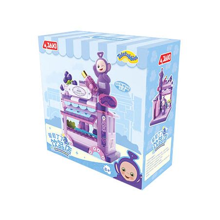 JAKI HK505 CẢNH PHỐ TRÁI CÂY CỦA TELETUBBIES CỬA HÀNG ĐỒ UỐNG NHO DINGDING bộ đồ chơi xếp lắp ráp ghép mô hình Movie & Game Phim Và Trò Chơi