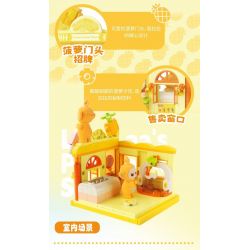 JAKI HK505 CẢNH PHỐ TRÁI CÂY CỦA TELETUBBIES CỬA HÀNG ĐỒ UỐNG NHO DINGDING bộ đồ chơi xếp lắp ráp ghép mô hình Movie & Game Phim Và Trò Chơi