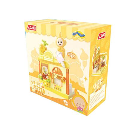 JAKI HK507 CẢNH PHỐ HOA QUẢ CỦA TELETUBBIES CỬA HÀNG ĐỒ UỐNG LẠNH LALA DỨA bộ đồ chơi xếp lắp ráp ghép mô hình Movie & Game Phim Và Trò Chơi