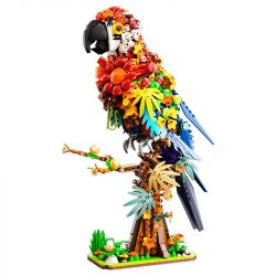 QILIVEV Q16003 16003 CÂU CHUYỆN HOA CON VẸT bộ đồ chơi xếp lắp ráp ghép mô hình Arts & Crafts FLOWER ANIMAL 1100 khối