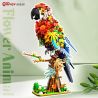 QILIVEV Q16003 16003 CÂU CHUYỆN HOA CON VẸT bộ đồ chơi xếp lắp ráp ghép mô hình Arts & Crafts FLOWER ANIMAL 1100 khối