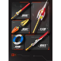 GULY 80504 MẠNG NEZHA bộ đồ chơi xếp lắp ráp ghép mô hình 2938 khối