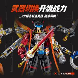 GULY 80504 MẠNG NEZHA bộ đồ chơi xếp lắp ráp ghép mô hình 2938 khối