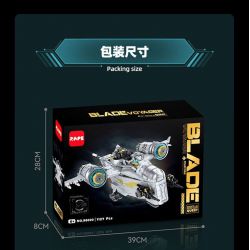 ZAPE 98000 CHIẾN HẠM LƯỠI KIẾM bộ đồ chơi xếp lắp ráp ghép mô hình Star Wars Chiến Tranh Giữa Các Vì Sao 1127 khối