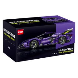 GULY 10635 SIÊU XE LAMBORGHINI PURPLE BULL 1:8 tỷ lệ 1:8 bộ đồ chơi xếp lắp ráp ghép mô hình Technic Kỹ Thuật Công Nghệ Cao Mô Hình Phương Tiện 3654 khối