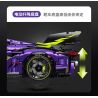 GULY 10635 SIÊU XE LAMBORGHINI PURPLE BULL 1:8 tỷ lệ 1:8 bộ đồ chơi xếp lắp ráp ghép mô hình Technic Kỹ Thuật Công Nghệ Cao Mô Hình Phương Tiện 3654 khối
