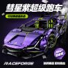GULY 10635 SIÊU XE LAMBORGHINI PURPLE BULL 1:8 tỷ lệ 1:8 bộ đồ chơi xếp lắp ráp ghép mô hình Technic Kỹ Thuật Công Nghệ Cao Mô Hình Phương Tiện 3654 khối