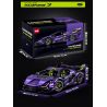 GULY 10635 SIÊU XE LAMBORGHINI PURPLE BULL 1:8 tỷ lệ 1:8 bộ đồ chơi xếp lắp ráp ghép mô hình Technic Kỹ Thuật Công Nghệ Cao Mô Hình Phương Tiện 3654 khối