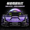 GULY 10635 SIÊU XE LAMBORGHINI PURPLE BULL 1:8 tỷ lệ 1:8 bộ đồ chơi xếp lắp ráp ghép mô hình Technic Kỹ Thuật Công Nghệ Cao Mô Hình Phương Tiện 3654 khối