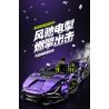 GULY 10635 SIÊU XE LAMBORGHINI PURPLE BULL 1:8 tỷ lệ 1:8 bộ đồ chơi xếp lắp ráp ghép mô hình Technic Kỹ Thuật Công Nghệ Cao Mô Hình Phương Tiện 3654 khối