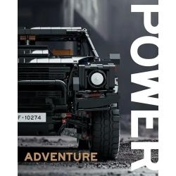 NIFELIZ NF10274 10274 XE ĐỊA HÌNH L002 bộ đồ chơi xếp lắp ráp ghép mô hình Military Army L002 OFF-ROAD Quân Sự Bộ Đội 3983 khối