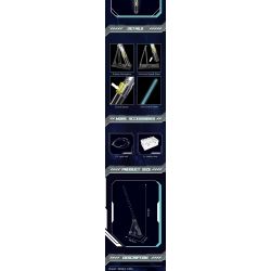 MouldKing 10139 Mould King 10139 THANH KIẾM ÁNH SÁNG ANAKIN bộ đồ chơi xếp lắp ráp ghép mô hình Star Wars ANAKIN LIGHTSABER Chiến Tranh Giữa Các Vì Sao 1089 khối