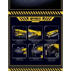 MouldKing 17074 17075 17073 Mould King 17074 17075 17073 CẦN CẨU LTM 1110 bộ đồ chơi xếp lắp ráp ghép mô hình Technic LTM 1110 CRANE Kỹ Thuật Công Nghệ Cao Mô Hình Phương Tiện 3218 khối