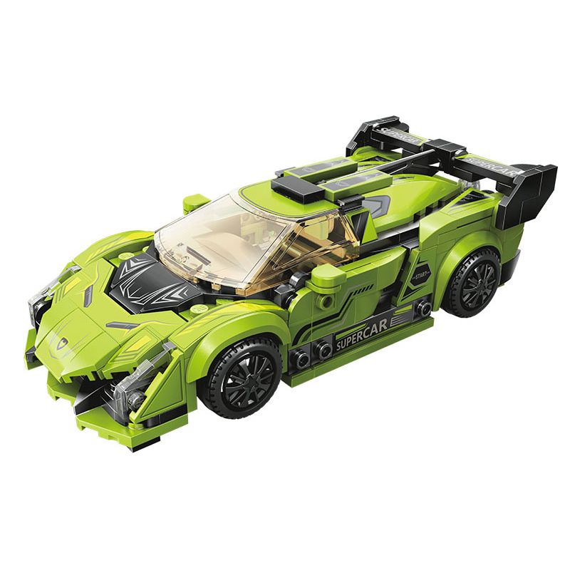 QMAN ENLIGHTEN KEEPPLEY 91005 TĂNG TỐC STORM CHASER bộ đồ chơi xếp lắp ráp ghép mô hình Speed Champions Racing Cars Đua Xe Công Thức 348 khối